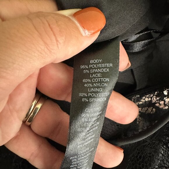 White House Black Market Floral Print Fit and Flare Dress Black 00 #BAG10 - Picture 9 of 11